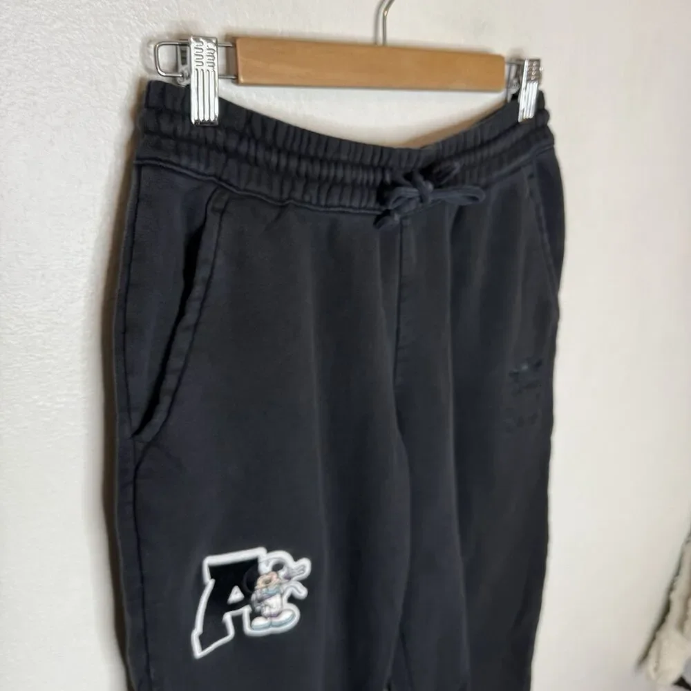 Adidas Disney Astronaut Mickey Black Drawstring Sweatpants Pockets Men’s Small‎